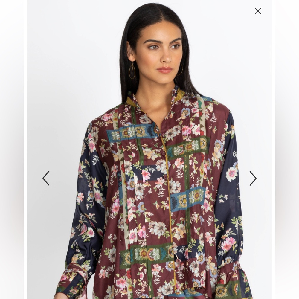 Johnny Was Laurie Milan blouse - Picture 2 of 10
